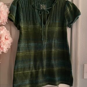 Decree Forest Green Knit Top